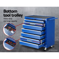Giantz 16 Drawer Tool Chest Trolley Blue Garage Storage Cabinet