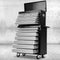 Giantz 17 Drawer Tool Box Cabinet Trolley Grey Garage Storage
