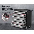Giantz 17 Drawer Tool Box Cabinet Trolley Grey Garage Storage