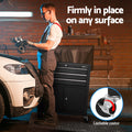 Giantz 3 Drawer Tool Box Chest Cabinet Garage Storage Organiser Wheels
