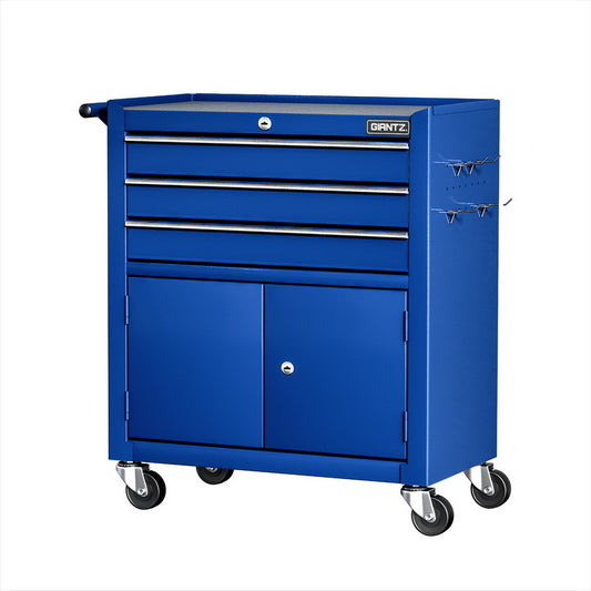 Giantz 3 Drawer Tool Box Cabinet Chest Garage Storage Organiser