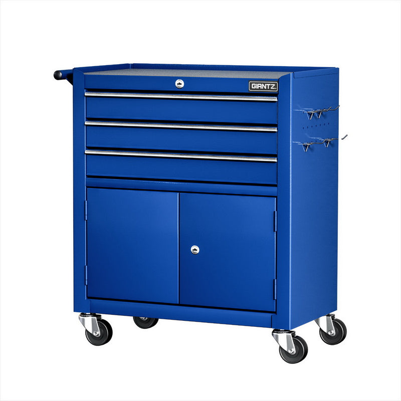 Giantz 3 Drawer Tool Box Cabinet Chest Garage Storage Organiser