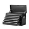Giantz 5 Drawer Tool Chest Box Cabinet Lockable Garage Storage Black