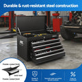Giantz 5 Drawer Tool Chest Box Cabinet Lockable Garage Storage Black