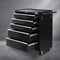 Giantz 5 Drawer Tool Box Trolley Chest Garage Storage Black
