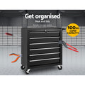 Giantz 6 Drawer Tool Box Cabinet Trolley Chest Garage Storage