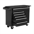 Giantz 6 Drawer Tool Box Chest Cabinet Storage Organiser Wheels