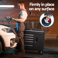 Giantz 6 Drawer Tool Box Chest Cabinet Storage Organiser Wheels