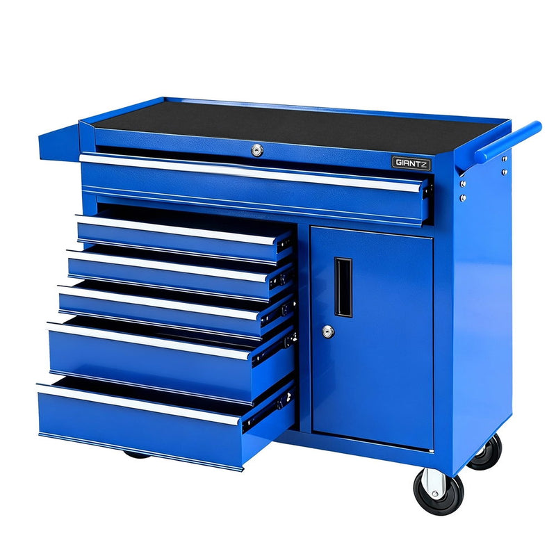 Giantz 6 Drawer Tool Chest Trolley Cabinet with Wheels Storage