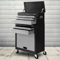 Giantz 7 Drawer Tool Box Cabinet Trolley Garage Storage Grey