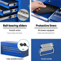 Giantz 7 Drawer Tool Box Cabinet Trolley Garage Storage Blue