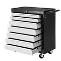 Giantz 7 Drawer Tool Box Cabinet Trolley Storage Grey Garage Chest