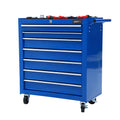 Giantz 7 Drawer Tool Box Cabinet Trolley Storage Blue Garage