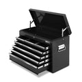 Giantz 9 Drawer Tool Box Cabinet Black Garage Storage Organiser
