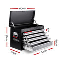 Giantz 9 Drawer Tool Box Cabinet Grey Garage Storage Organiser