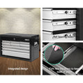 Giantz 9 Drawer Tool Box Cabinet Grey Garage Storage Organiser