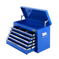 Giantz 9 Drawer Tool Box Cabinet Storage Organiser Blue