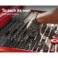 Giantz 9 Drawer Tool Box Cabinet Storage Garage Organiser Red