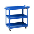 Giantz 3-Tier Tool Cart Trolley Workshop Storage Organiser Blue