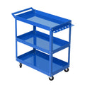 Giantz 3-Tier Tool Cart Trolley Workshop Storage Organiser Blue