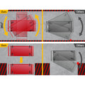Giantz 3-Tier Tool Cart Trolley Workshop Storage Organiser Red