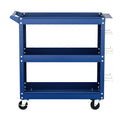 Giantz 3-Tier Tool Cart Trolley Workshop Garage Storage Blue