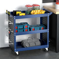 Giantz 3-Tier Tool Cart Trolley Workshop Garage Storage Blue