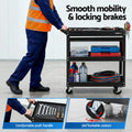 Giantz Tool Trolley Cart Rolling Cabinet with Drawer Workshop