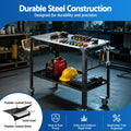 Giantz Welding Table Cart 130KG Mobile Workstation Tool Storage