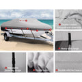 Seamanship 14-16ft Boat Cover Trailerable Marine Grade 600D