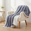 Giselle 152x203cm Double-Sided Fleece Throw Blanket Queen