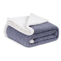 Giselle 152x203cm Double-Sided Fleece Throw Blanket Queen