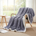 Giselle 203x230cm Throw Blanket Double-Sided Fleece Lightweight