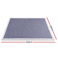 Giselle 203x230cm Throw Blanket Double-Sided Fleece Lightweight