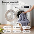 Giselle 203x230cm Throw Blanket Double-Sided Fleece Lightweight