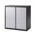 Giantz Steel Tool Cabinet Wall Mount Adjustable Shelf Garage Storage Lockable Black Grey