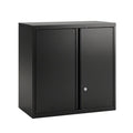 Giantz Steel Tool Cabinet Wall Mount Adjustable Shelf Garage Storage Lockable Black