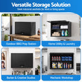 Giantz Wall Mount Steel Tool Cabinet Garage Storage Box Lockable Overhead Shelf Black