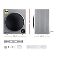 Devanti Tumble Dryer 5kg Fully Auto Silver