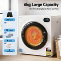 Devanti 6kg Tumble Dryer Stainless Steel Touch Screen 4 Modes