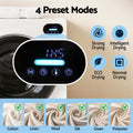 Devanti 6kg Tumble Dryer Stainless Steel Touch Screen 4 Modes