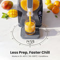NORDA 1.3L Slushie Machine Frozen Drink Maker Touchscreen No Ice