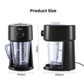 NORDA 1.1L Slushie Machine Shaved Ice Maker 3 Texture Levels Black