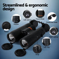 12X50 HD Zoom Optical Binocular Telescope Portable Camping