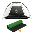 Everfit 3M Golf Net Training Mat Set Driving Target Black