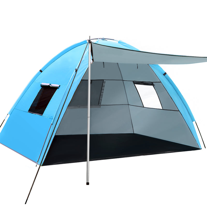 Weisshorn 4 Person Camping Tent Beach Hiking Portable Sun Shade