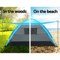 Weisshorn 4 Person Camping Tent Beach Fishing Sun Shade Shelter Portable