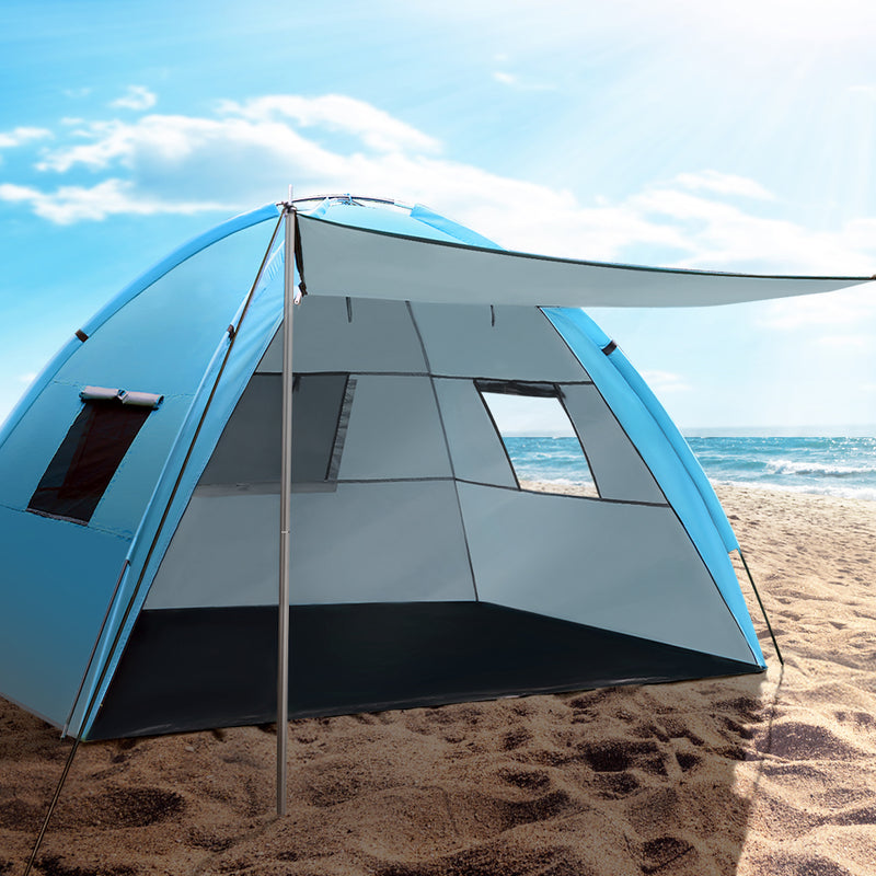 Weisshorn 4 Person Camping Tent Beach Fishing Sun Shade Shelter Portable
