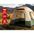 Weisshorn 4 Person Camping Tent Family Hiking Beach Green