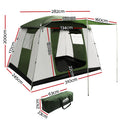 Weisshorn 6 Person Camping Tent Dome Hiking Beach Shelter